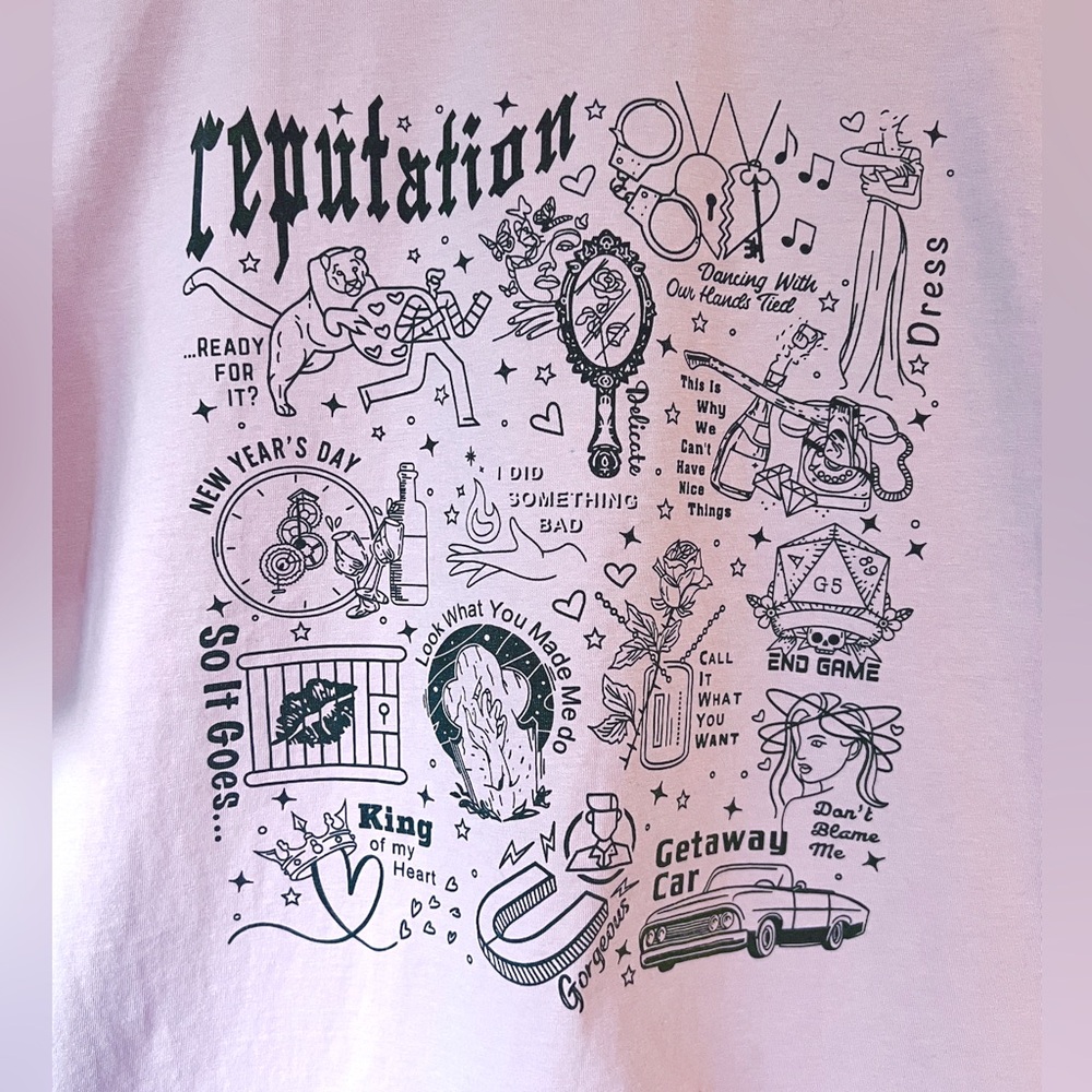 Taylor Swift Reputation Oversized Tee - image 3